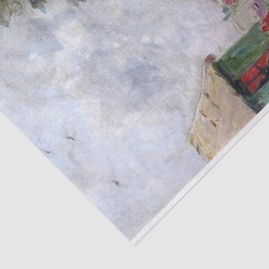 Blühende Poppies von Julia Beck Seidenpapier (Ausschnitt)