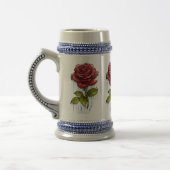 Blühende Potenzialstein-Tasse Bierglas (Links)