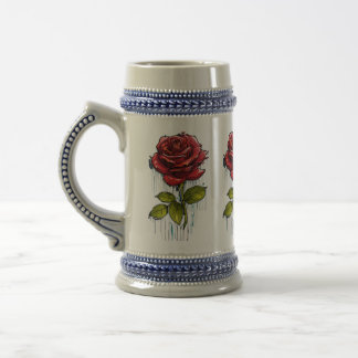 Blühende Potenzialstein-Tasse Bierglas