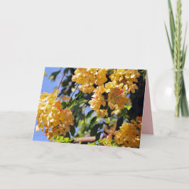 Blühende Regenbogenduschkarte Dankeskarte