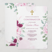 Blühende religiöse Einladung (Vorne/Hinten)