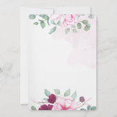 Blühende religiöse Einladung (Rückseite)