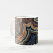 Blühende Röhre Onyx Kaffeetasse (Vorderseite Links)