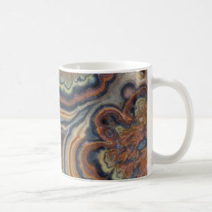 Blühende Röhre Onyx Kaffeetasse