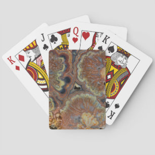 Blühende Röhre Onyx Spielkarten