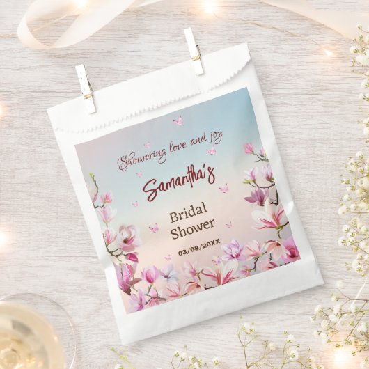 Blühende Romantik - Brautparty Geschenktütchen (Ausgeschnitten)