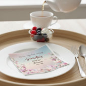 Blühende Romantik - Brautparty Paper Napkin Serviette