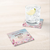 Blühende Romantik - Brautparty Paper Untersetzer (Vor Ort)