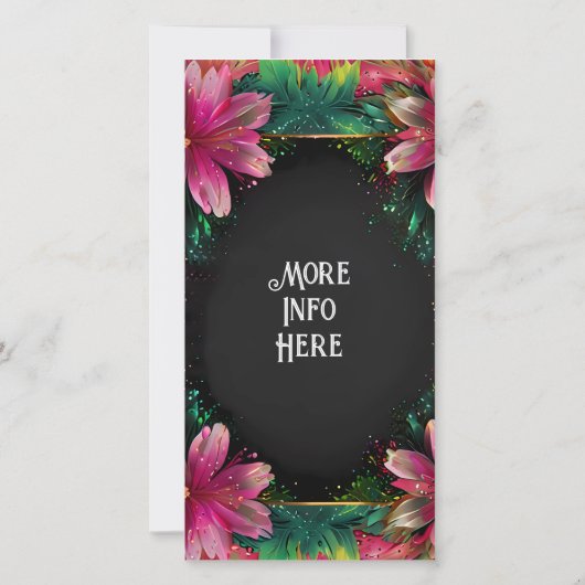 Blühende Romantik: Ein Blumenthema (Rückseite)