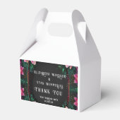 Blühende Romantik: Ein Blumenthema Geschenkschachtel (Vorderseite)