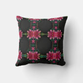 Blühende Romantik: Ein Blumenthema Kissen (Rückseite)