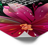 Blühende Romantik: Ein Blumenthema Poster (Ecke)
