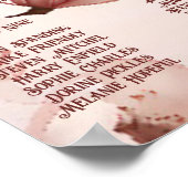 Blühende Romantik: Ein Blumenthema Poster (Ecke)