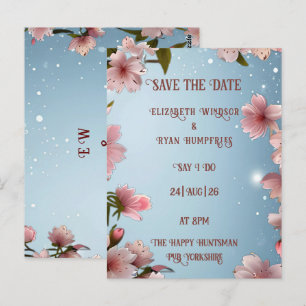 Blühende Romantik: Ein Blumenthema Postkarte