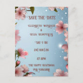 Blühende Romantik: Ein Blumenthema Postkarte (Vorderseite)