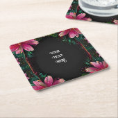 Blühende Romantik: Ein Blumenthema Rechteckiger Pappuntersetzer (angewinkelt)
