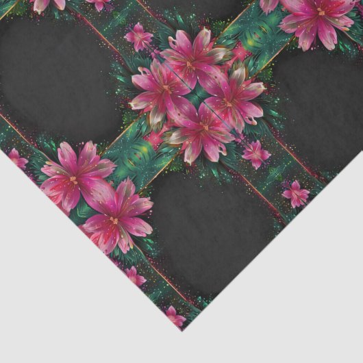 Blühende Romantik: Ein Blumenthema Seidenpapier (Detail)