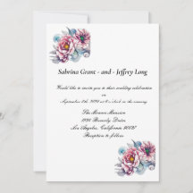 Blühende Rosa Blume Hochzeit