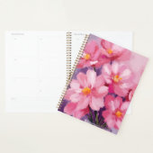 Blühende rosa Blütenblätter | Blumenmalerei Aquare Planer (Anzeige)