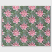 Blühende rosa Bromeliad Geschenk-Verpackung Geschenkpapier (Flach)