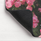 Blühende rosa Kaskade Mousepad (Ecke)