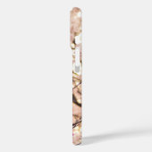 Blühende rosa Lila Magnolias-Frühlingsszene Blume Case-Mate iPhone Hülle (Rückseite / Links)