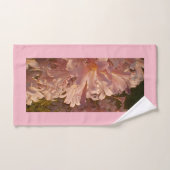 Blühende rosa Lilien Badhandtuch Set (Handtuch)