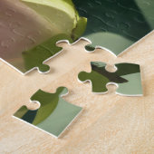 Blühende Rosa Lotus Blume Sommer Puzzle (Seite)