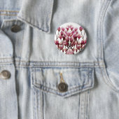 Blühende rosa Magnolias-Frühlingsstimmung in der B Button (Beispiel)