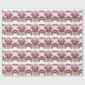 Blühende rosa Magnolias-Frühlingsstimmung in der B Geschenkpapier (Flach)