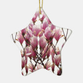 Blühende rosa Magnolias-Frühlingsstimmung in der B Keramikornament (Links)