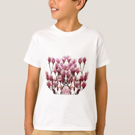 Blühende rosa Magnolias-Frühlingsstimmung in der B T-Shirt (Vorderseite)