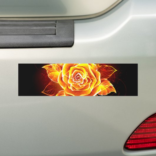 Blühende Rose Autoaufkleber (Auf Auto)