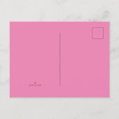 Blühende Rose Einladungspostkarte (Rückseite)