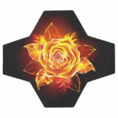 Blühende Rose Fußball (Flach)