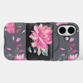 Blühende Rose KI-Kunst Case-Mate iPhone Hülle (Rückseite (Horizontal))