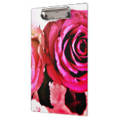 Blühende Rose Klemmbrett (Links)