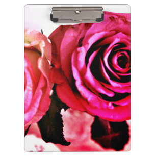 Blühende Rose Klemmbrett