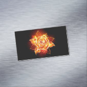 Blühende Rose Magnetische Visitenkarte (Beispiel)