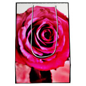 blühende Rose Mittlere Geschenktüte (Rückseite)