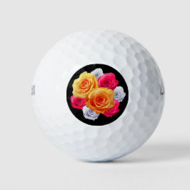 Blühende Rose Motif Golf Balls Golfball