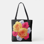 Blühende Rose Motif Tote Bag Tasche (Rückseite)
