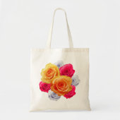 Blühende Rose Motif Tote Bag Tragetasche (Vorne)