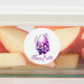 Blühende Rose Ostereier Etiketten (Befestigt)