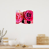 Blühende Rose Poster (Küche)