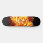 Blühende Rose Skateboard (Horizontal)