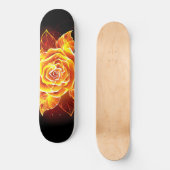 Blühende Rose Skateboard (Vorderseite)