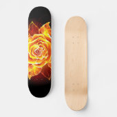 Blühende Rose Skateboard (Vorderseite)