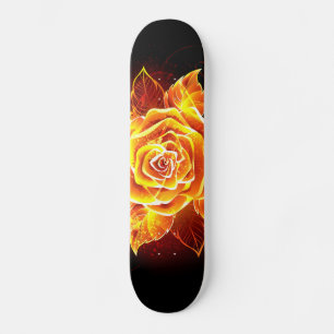 Blühende Rose Skateboard