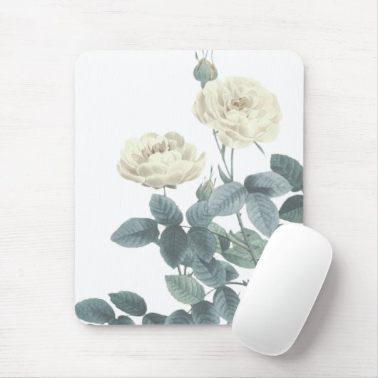 Blühende Rose Sommer Blumenblütenbotanisch Mousepad (Mit Mouse)
